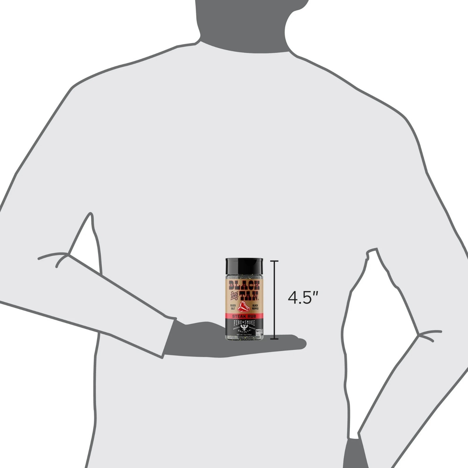 Black & Tan, Beef and Steak Seasoning Rub, 6 Ounce