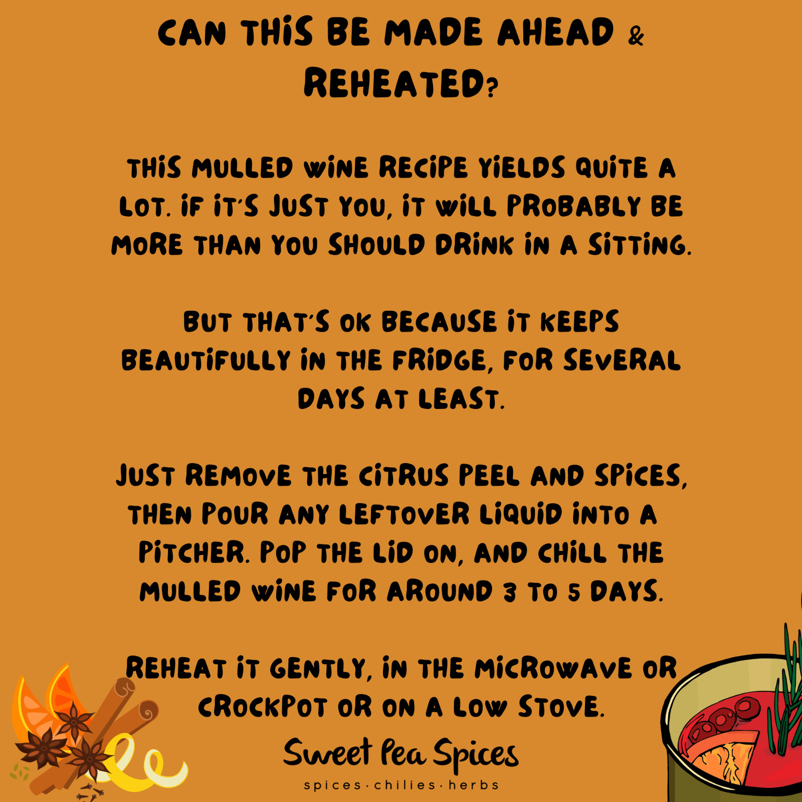 Gourmet Mulling Spice Kit with Muslin Bag, Spiced Cider, Mulled Wine 2 OZ
