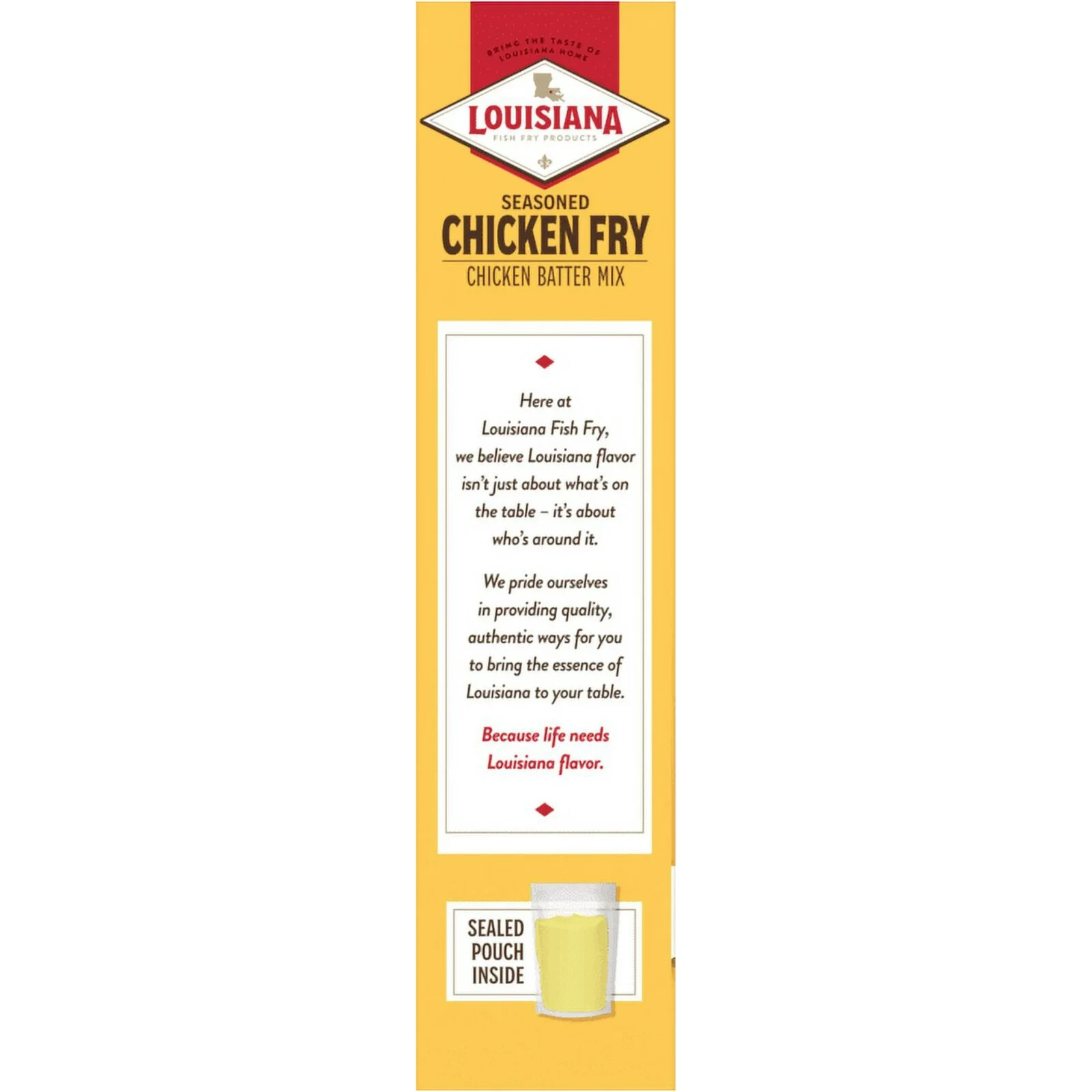 Louisiana Fish Fry Seasoned Chicken Fry Coating Mix Crispy Cajun 22 oz (3-Pack)