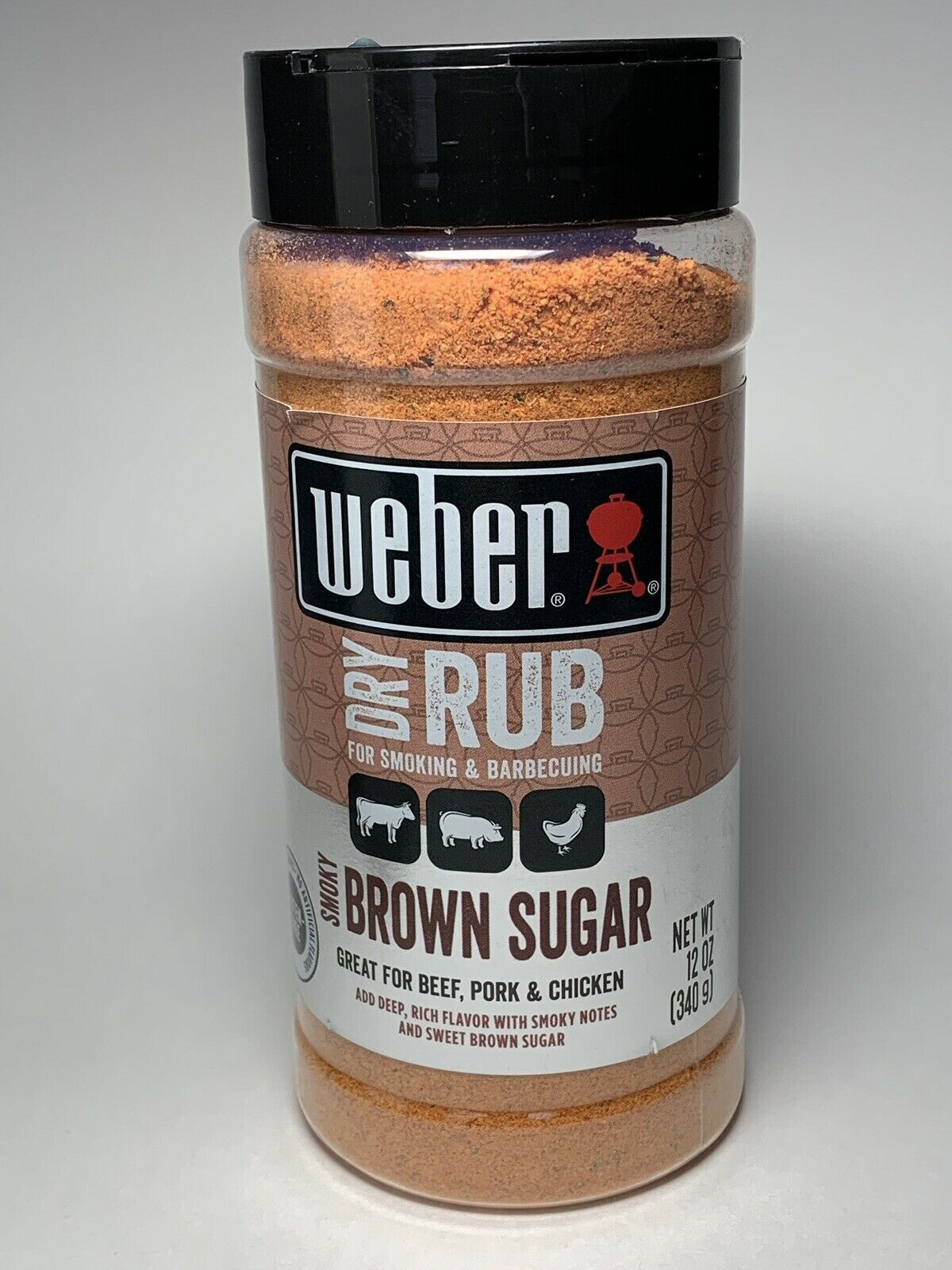 Weber @ Smoky Brown Sugar BBQ Rub Great for Beef, Pork & Chicken @ 12oz/340g