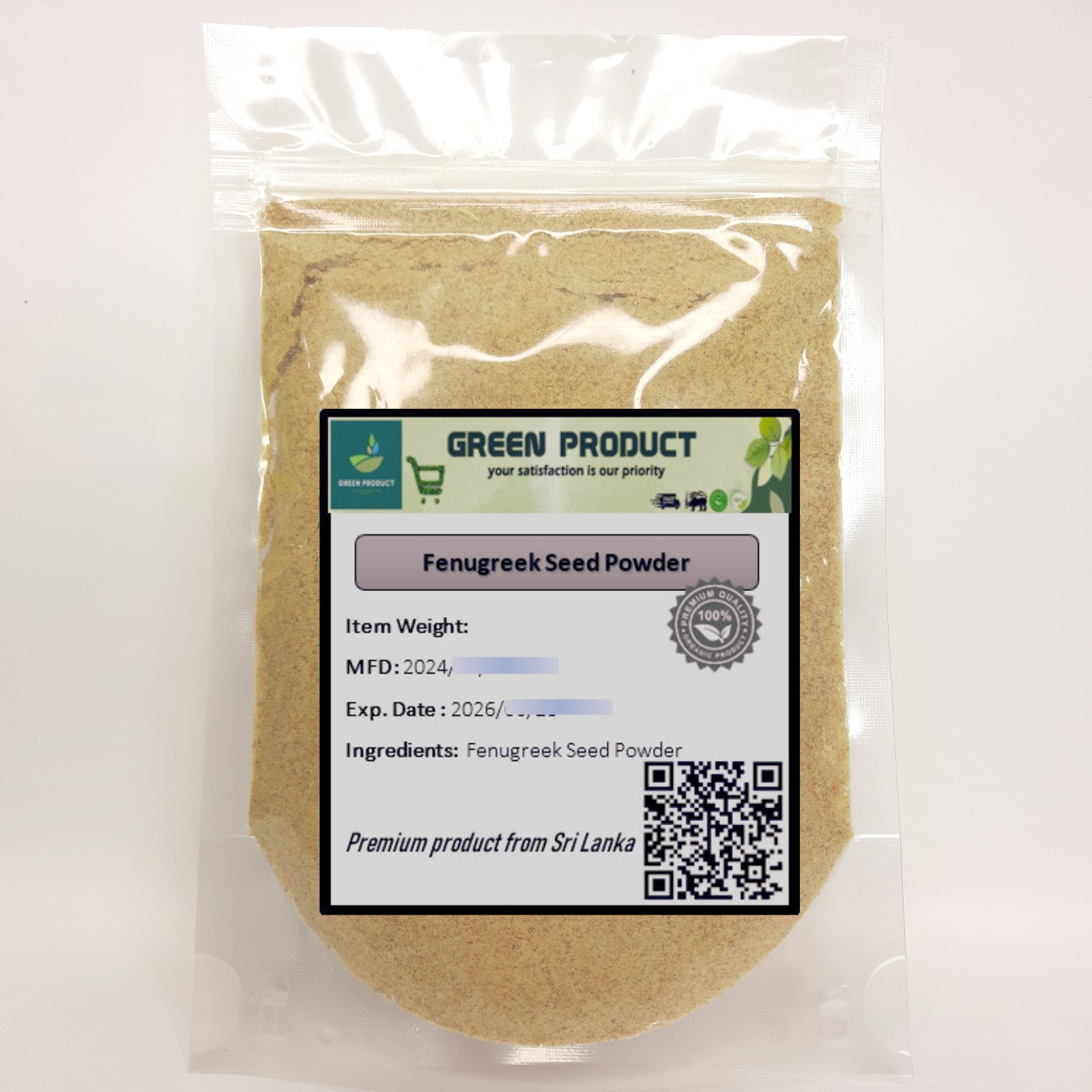 Fenugreek Seed Powder | Pure Natural Organic Methi Trigonella | Herbal Tea Spice