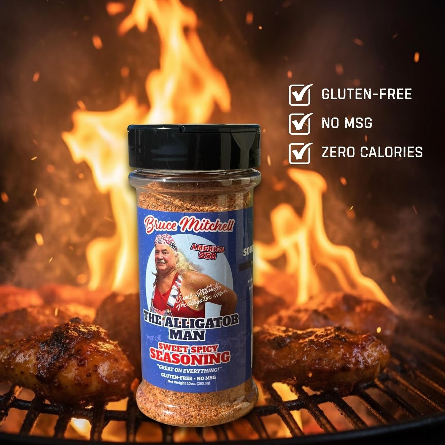 The Alligator Man’s Sweet Spicy Seasoning – Louisiana Flavor Explosion Cajun