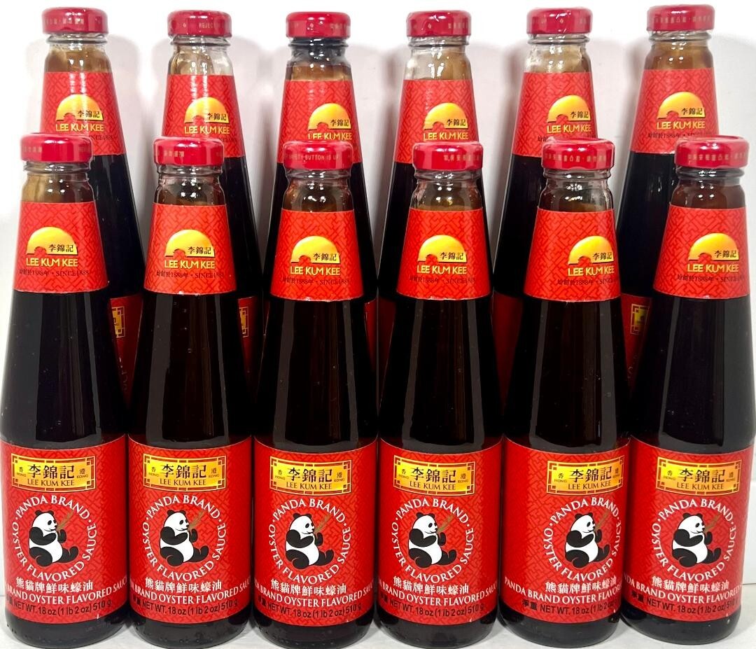 Lee Kum Kee Panda Brand Oyster Flavored Sauce 18 oz ( Pack of 12 )~5/09/2026