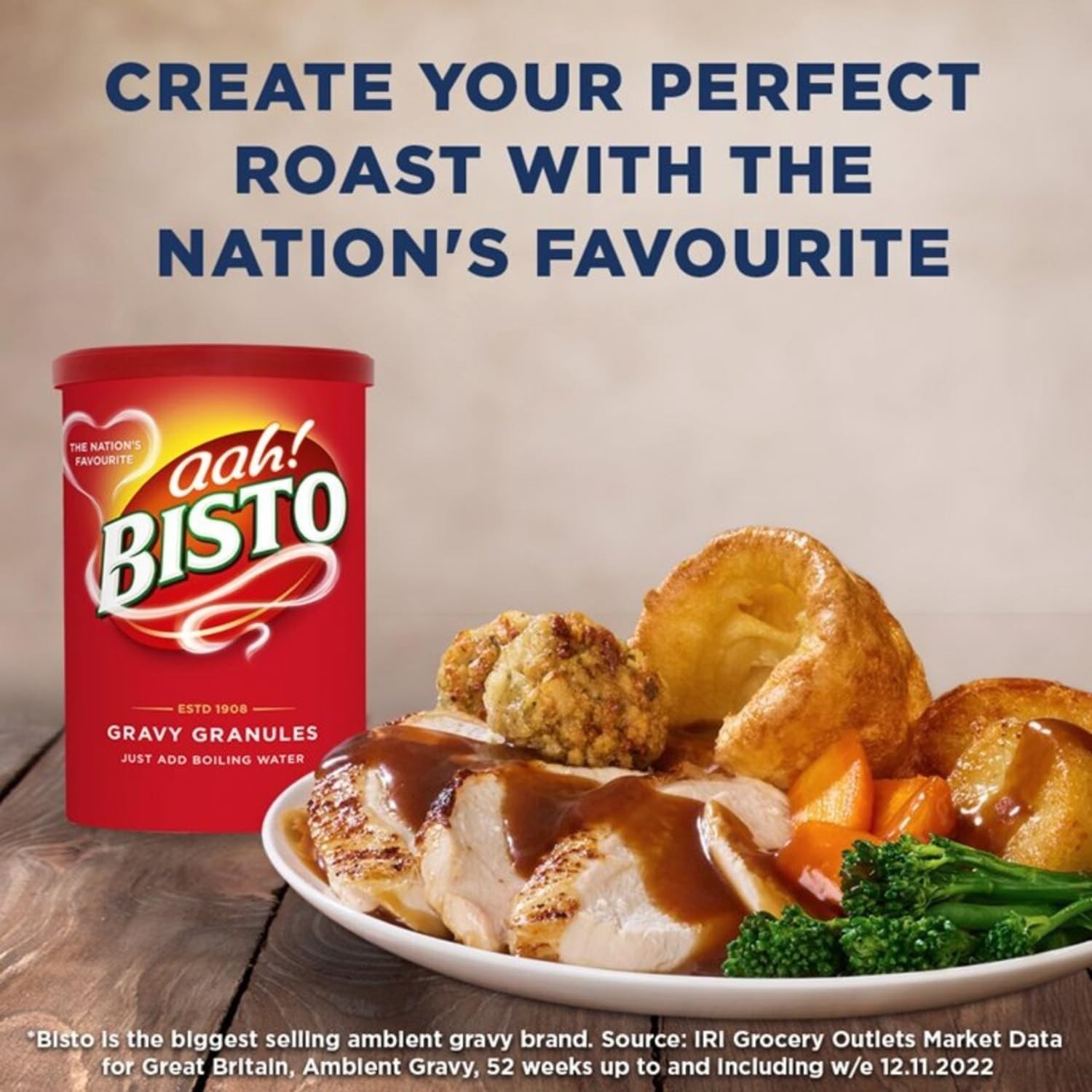 Gravy Granules – Beef & Chicken Flavors, Imported from the UK – Classic Smoot…