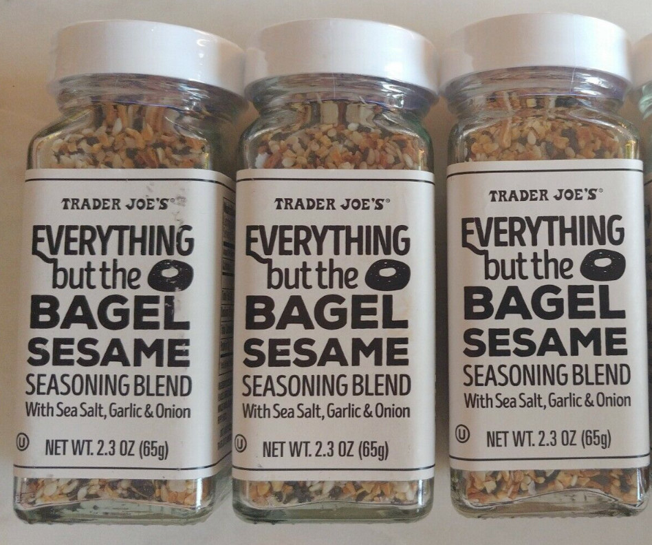 3x Trader Joe’s Everything but the Bagel Sesame Seasoning Blend Spice 2.3 oz ea