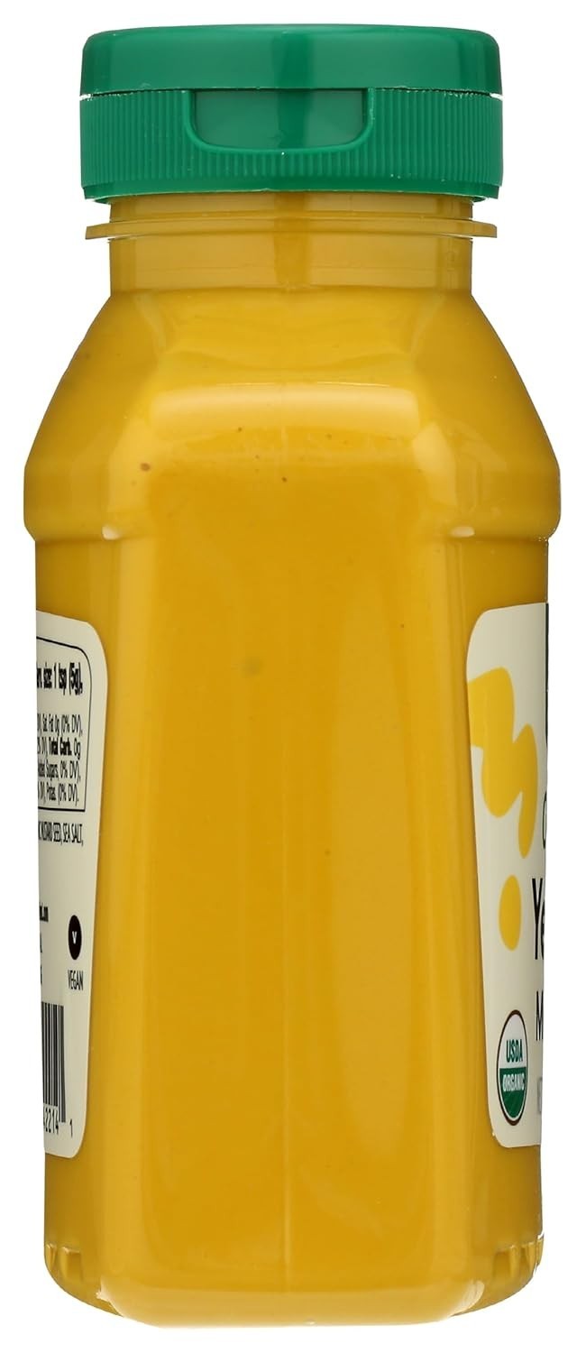 8 Ounce Classic Yellow Mustard – USDA Certified Organic & Perfect for Hot Dogs