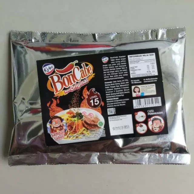BonCabe Level 15 Extra Hot Chili Flakes Seasoning 230g by Kobe
