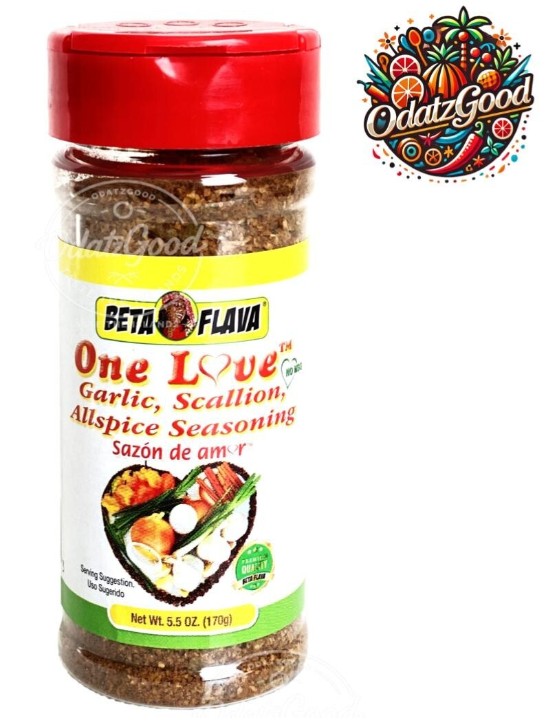 Beta Flava Garlic Scallion Allspice | Caribbean Seasoning Blend | 5.5oz (170g)