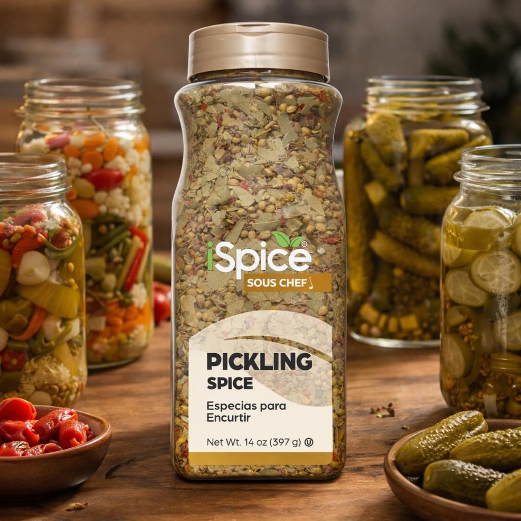 iSpice TANGY PICKLING SPICE | Pickling Seasoning | 14 Ounce (Pack of 1)