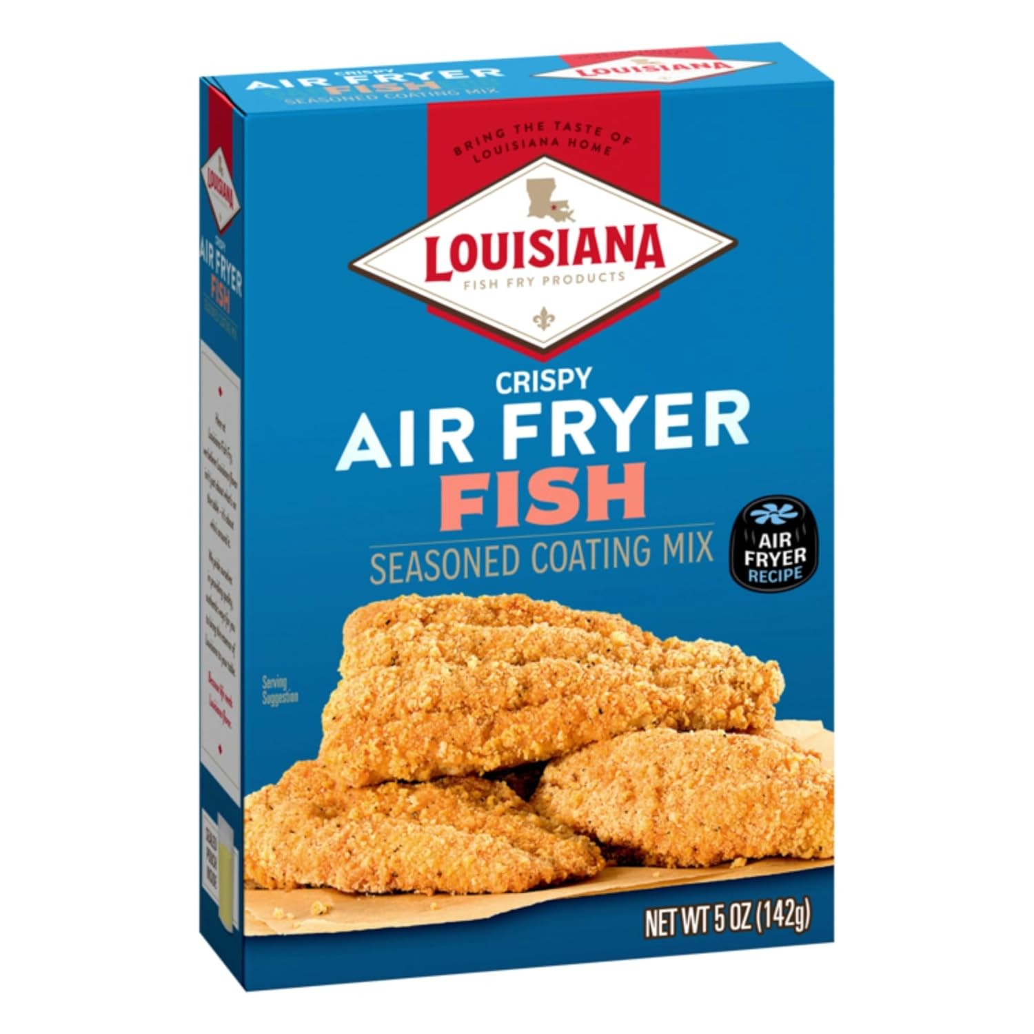 Louisiana AIR FRYER Seasoned Coating Mix for FISH