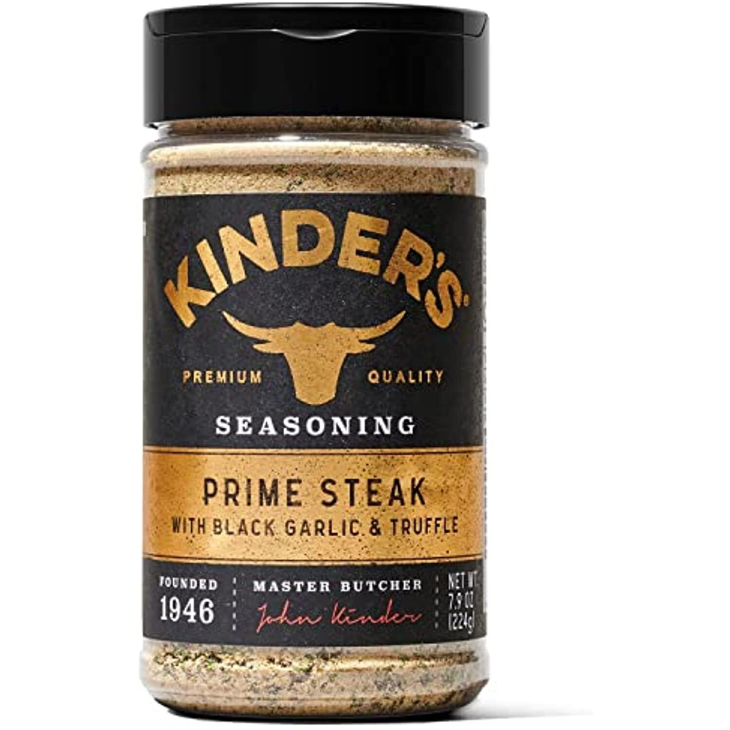 Kinder’s Prime Steak with Black Garlic and Truffle