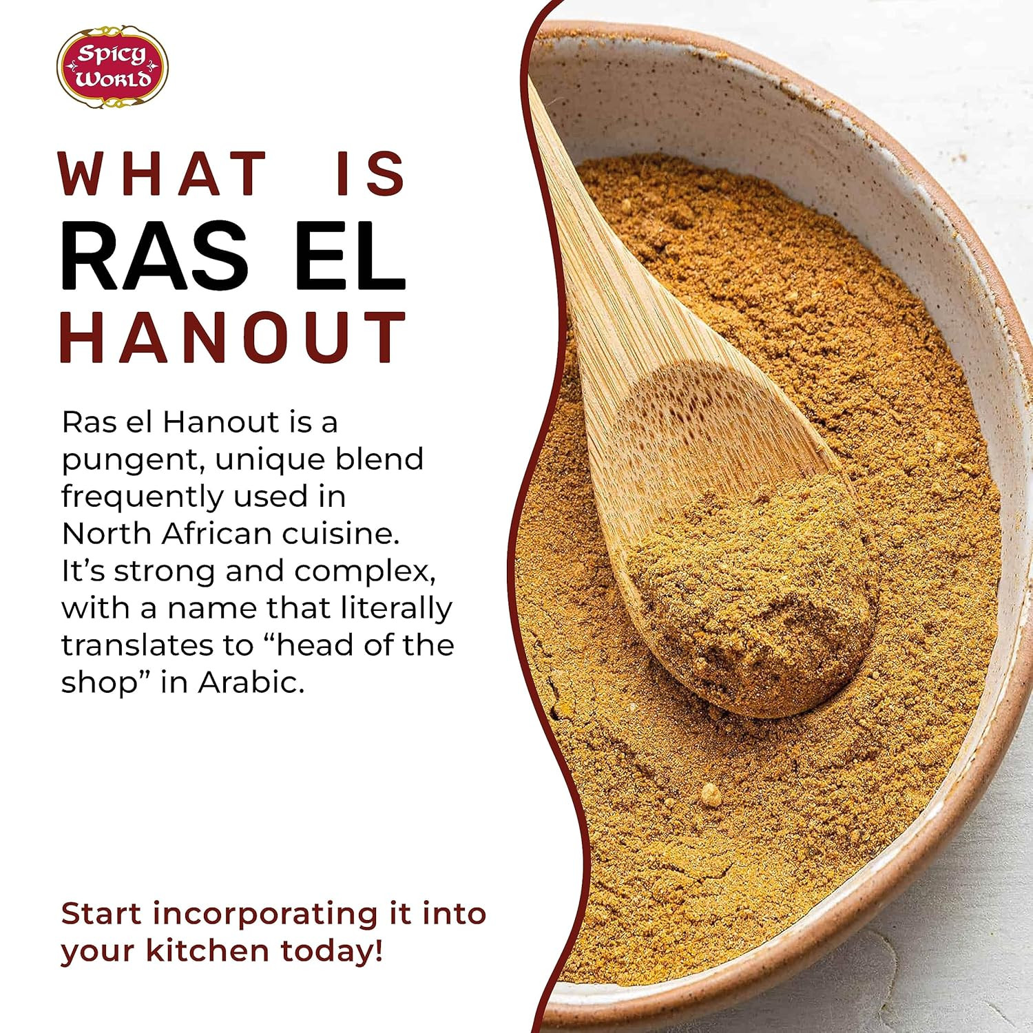 Ras El Hanout Moroccan Seaoning 7 Oz – Premium Spice Blend – for Authentic Marin