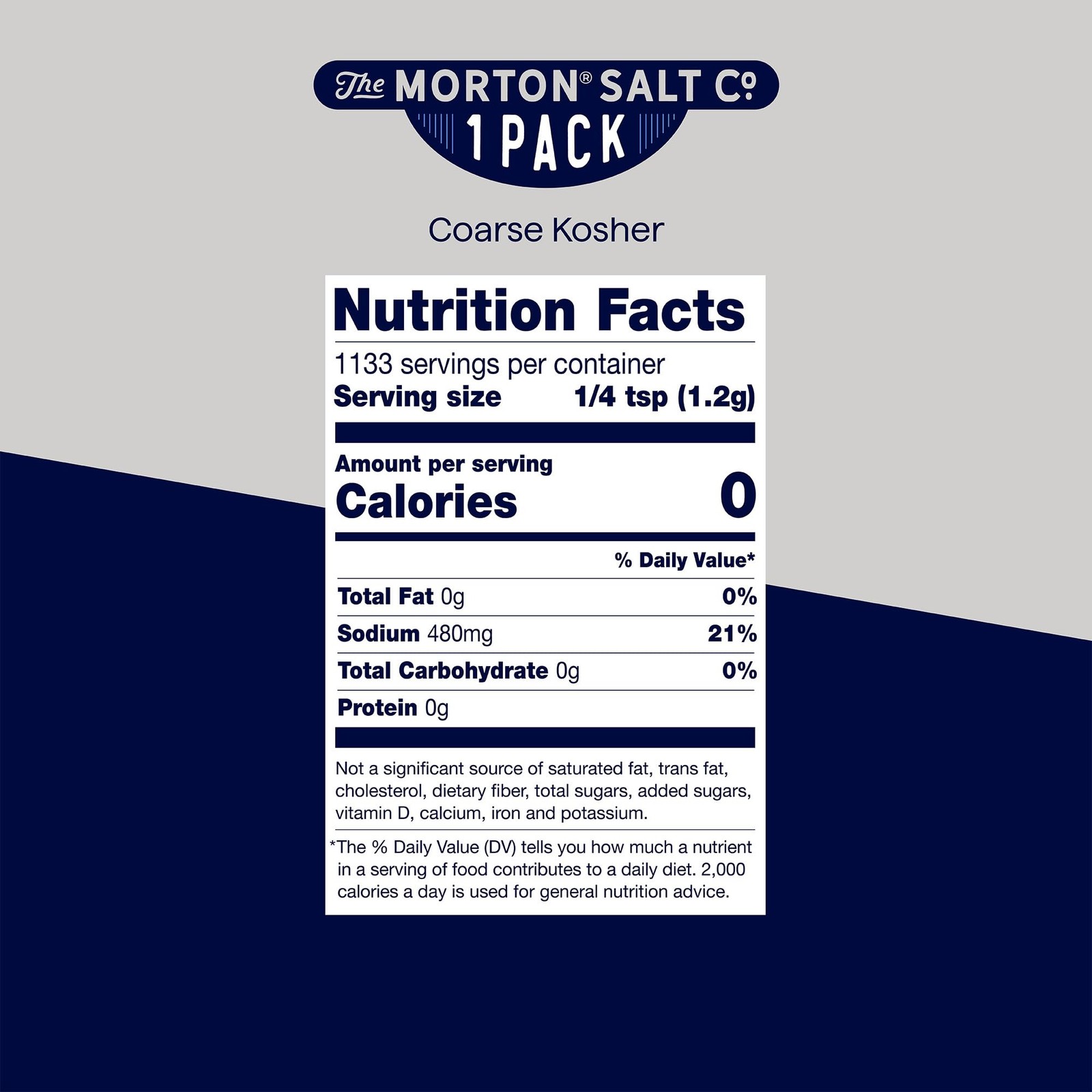 Morton, Salt Kosher, 48 Ounce 48 (Pack of 1)