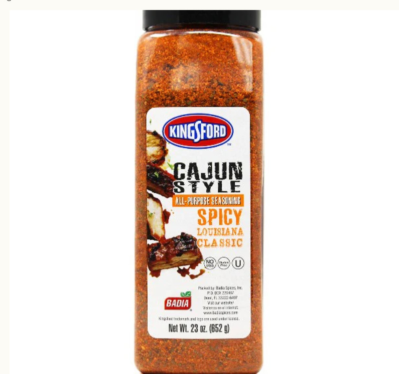 Badia Kingsford Badia Cajun Style All Purpose Seasoning, 23 oz (Pack of 4)