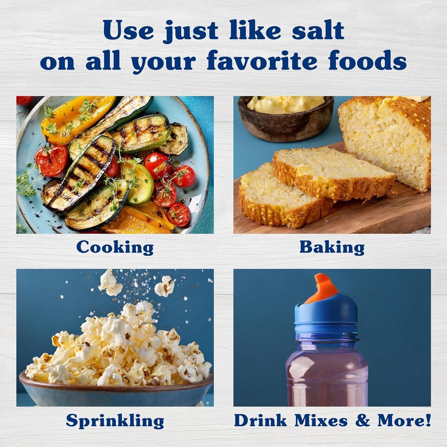Sodium-Free Salt Substitute, Contains Potassium Ch