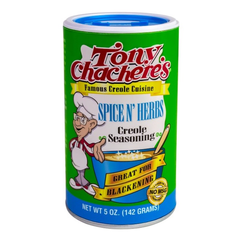 2x Tony Chachere’s Spice N’ Herbs Creole Seasoning Cooking Natural Kitchen 5oz