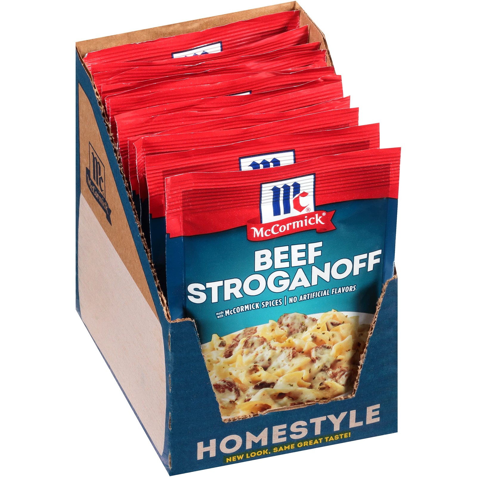 McCormick Beef Stroganoff Seasoning Mix, 1.5 oz Pack of 12