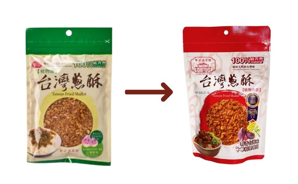 Non-GMO Taiwan Fried Shallots – Premium Taiwanese Seasoning, Plant-Based, 60g
