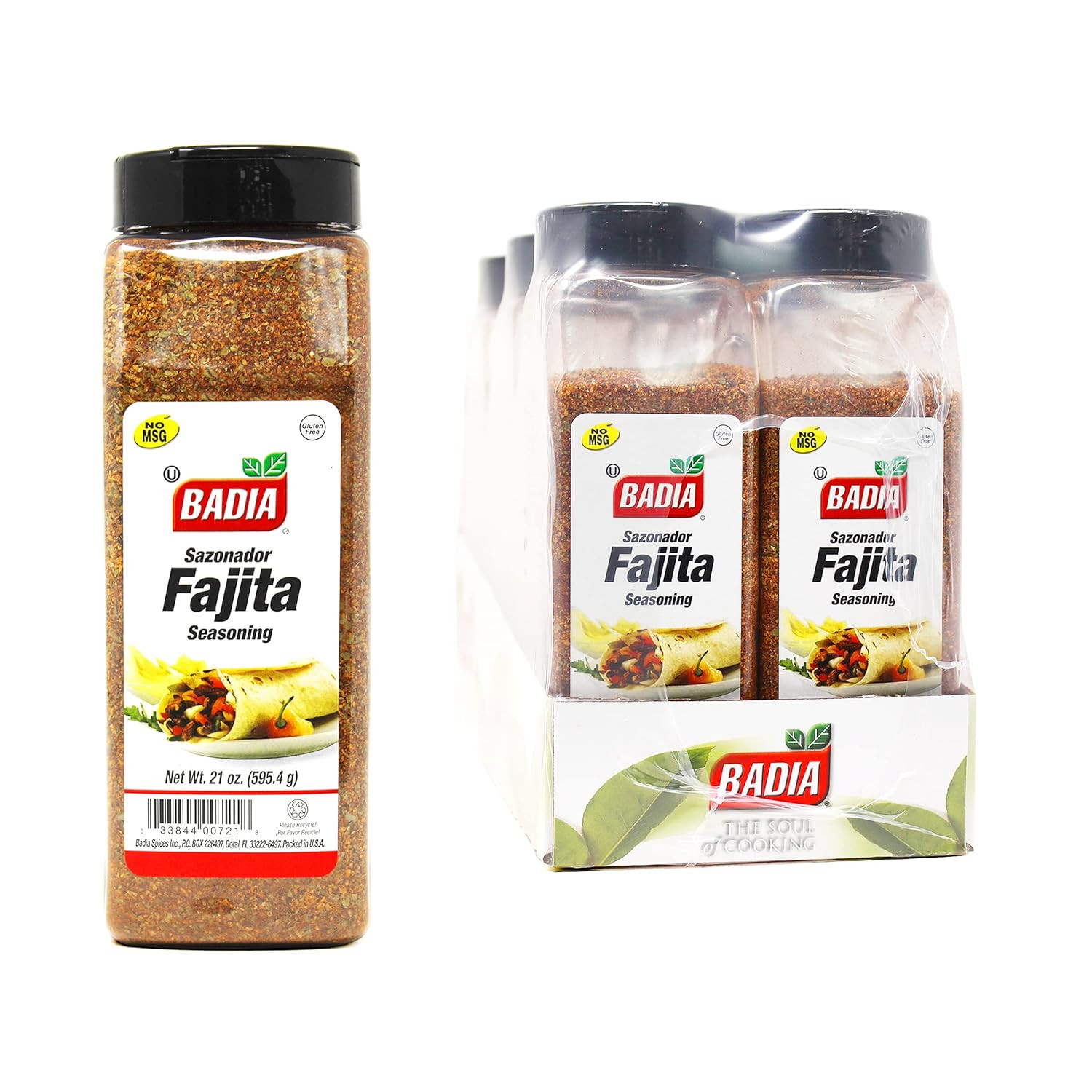 Fajita Seasoning, 21 Ounce (Pack of 6) – Zesty Tex-Mex Spice Blend for Fajitas –
