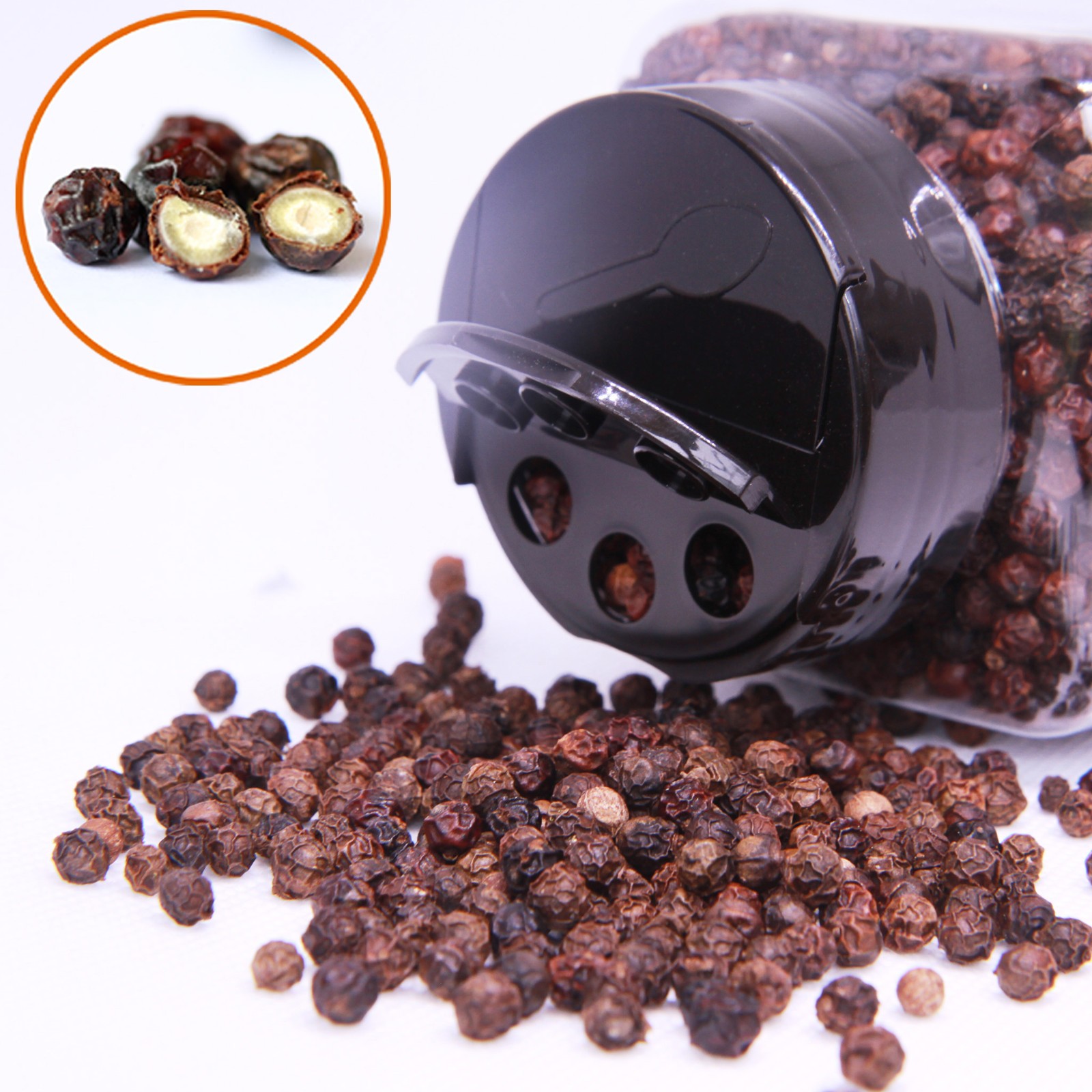MACPEPPER Vietnamese Specialty Premium Whole Black Peppercorns,10 Oz(283g)
