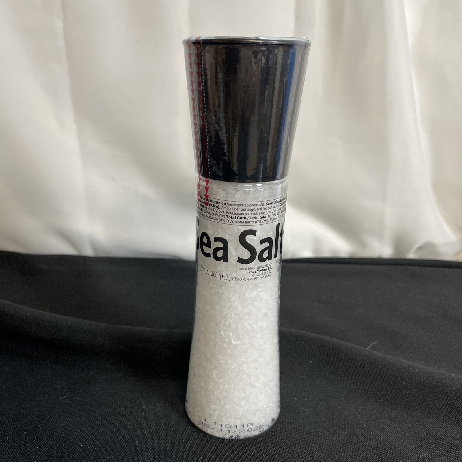 Carmencita Mediterranean Sea Salt Grinder 360g NEW
