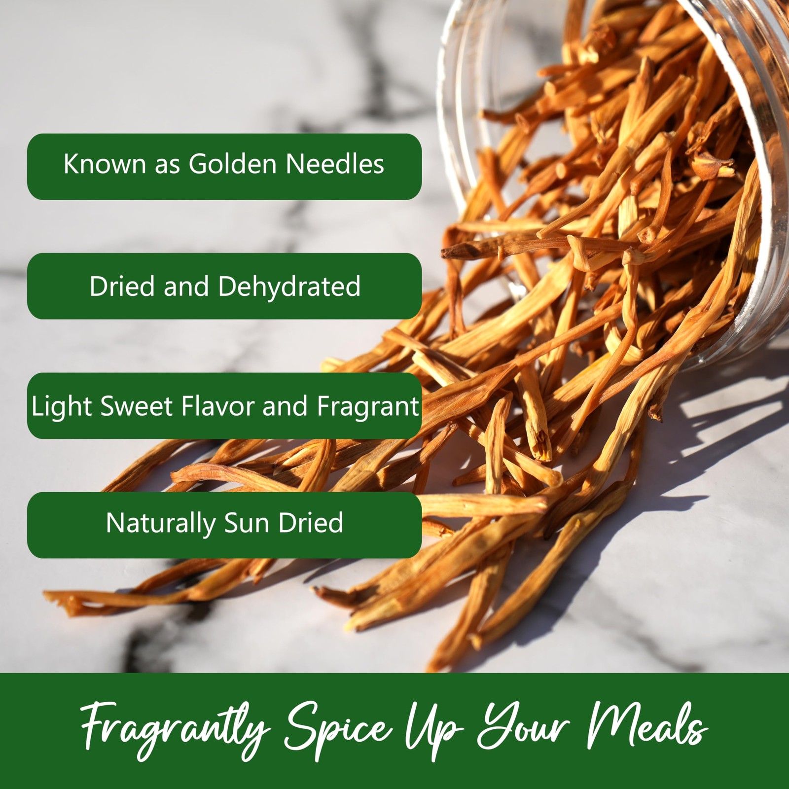 Premium Dried Lily Flowers Buds Unsulfured 4 Oz, Dried Lilium Fowers Bulk Chi…