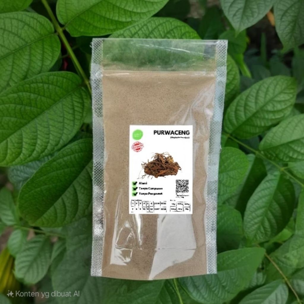 Purwoceng Root Powder 50g organic ingredients eco conscious flavor