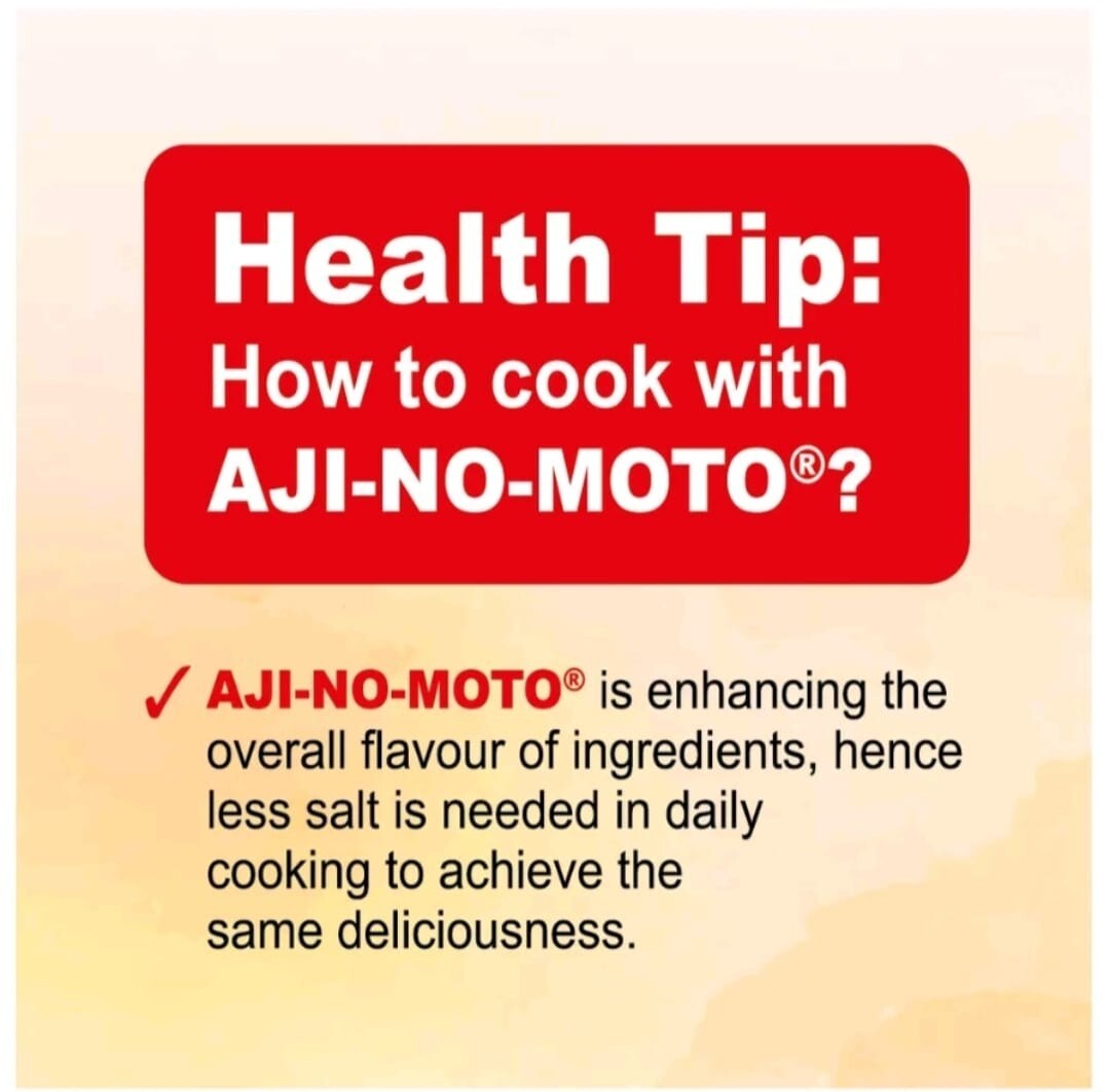 Monosodium Glutamate Original Ajinomoto Halal Food Seasoning 33G x 4