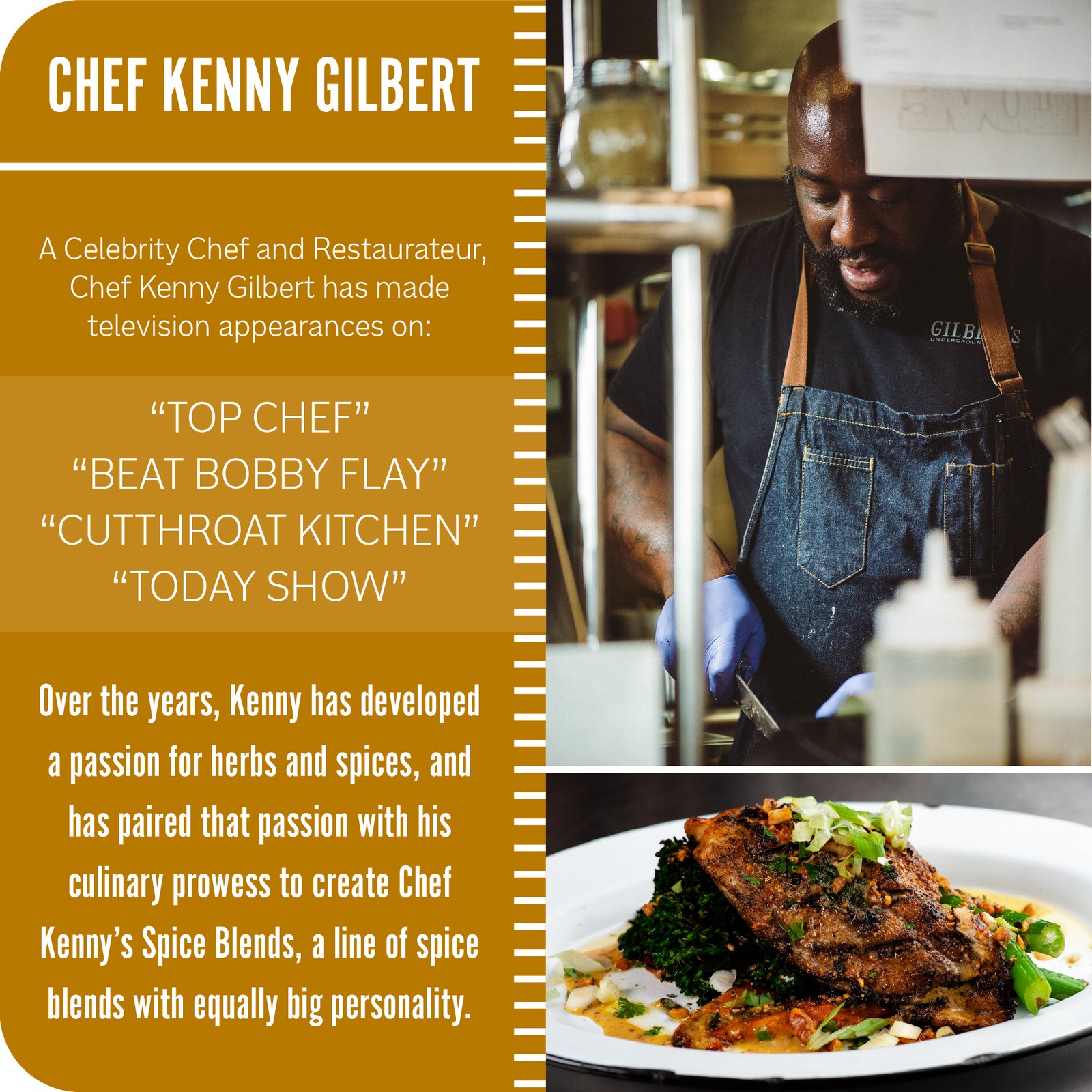 Chef Kenny Gilbert’s Ultimate Spice Blend Cinnamon Coffee Rub, No GMO Seasoning