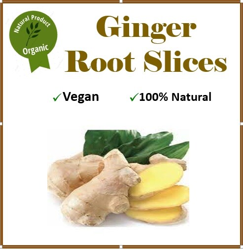 Organic Dried Ginger Root Slices Pure Natural Beverage Premium Quality New