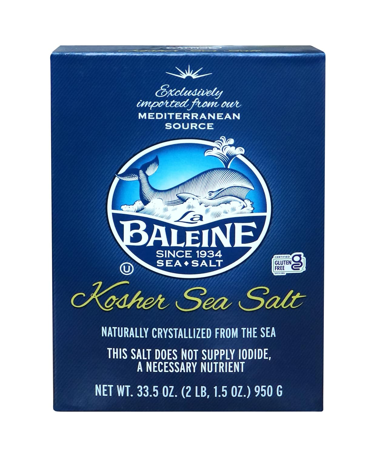 Kosher Sea Salt, 33.5oz