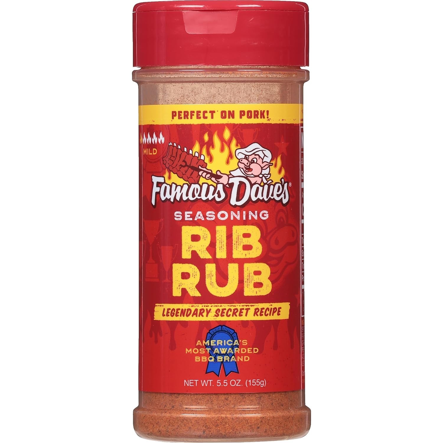 3 pck, Rib Rub Seasoning 16.5 oz.