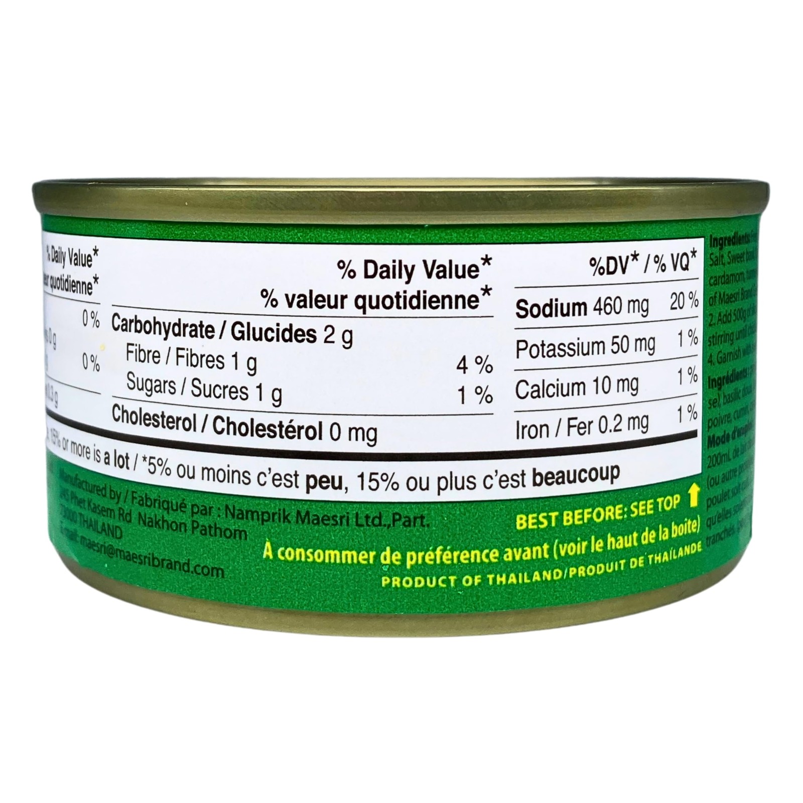 Maesri Thai Green Curry Paste 4 Oz Pack of 4 Authentic Indian Sauce