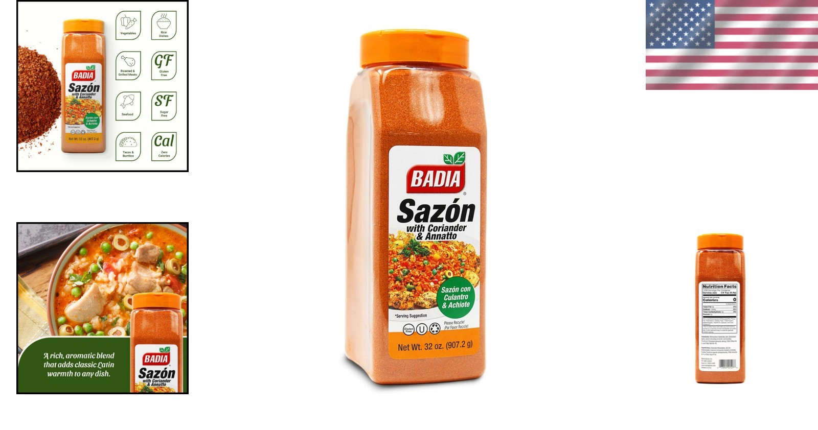Sazon with Coriander & Annatto: Vibrant Seasoning Blend