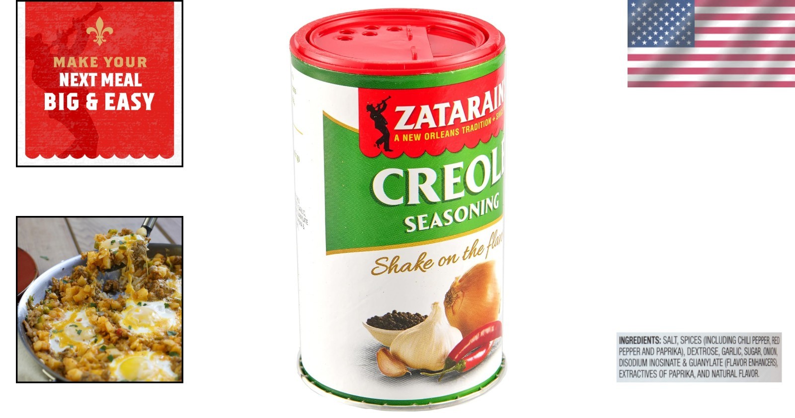 New Orleans Style Creole Seasoning, 8 oz – Deliciously Low-Calorie Spice