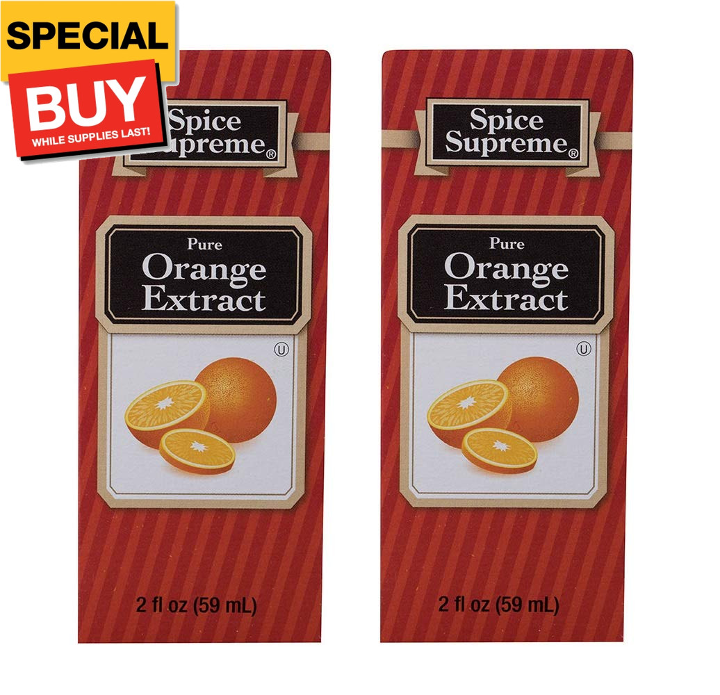 Pure Orange Extract 2oz (Pack of 2)