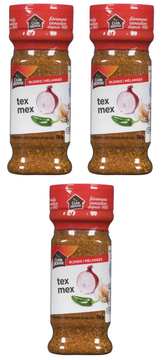 Club House Signature Blends Tex Mex 136g (3 Pack)
