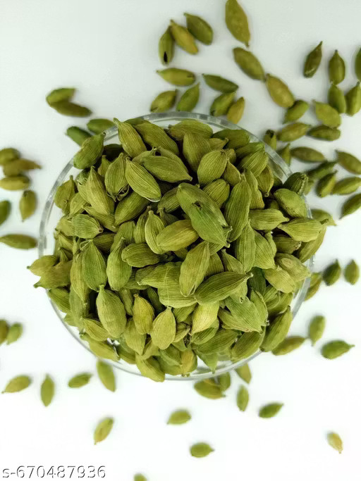 Green Cardamom/Elaichi Whole [No Artificial Colors] (50 grams)