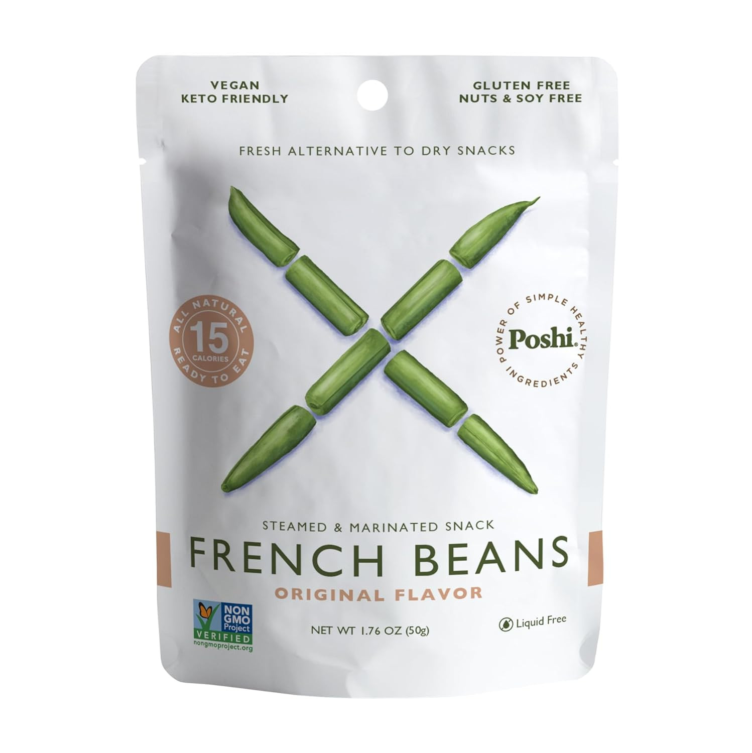 Marinated French Green Bean Snack Pack | Original Flavor | Keto, Vegan, Paleo, N