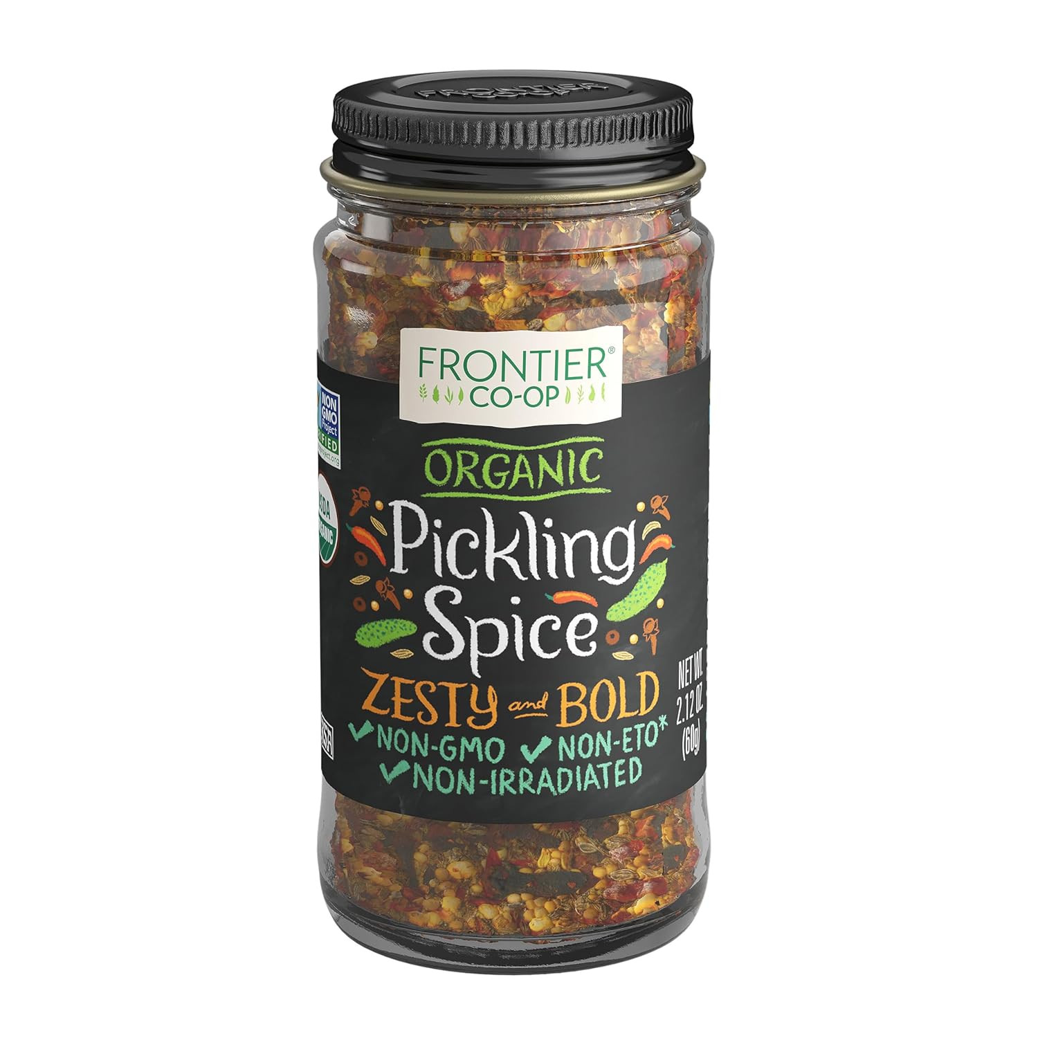 Frontier Pickling Spice, Organic, 2.12 Ounce