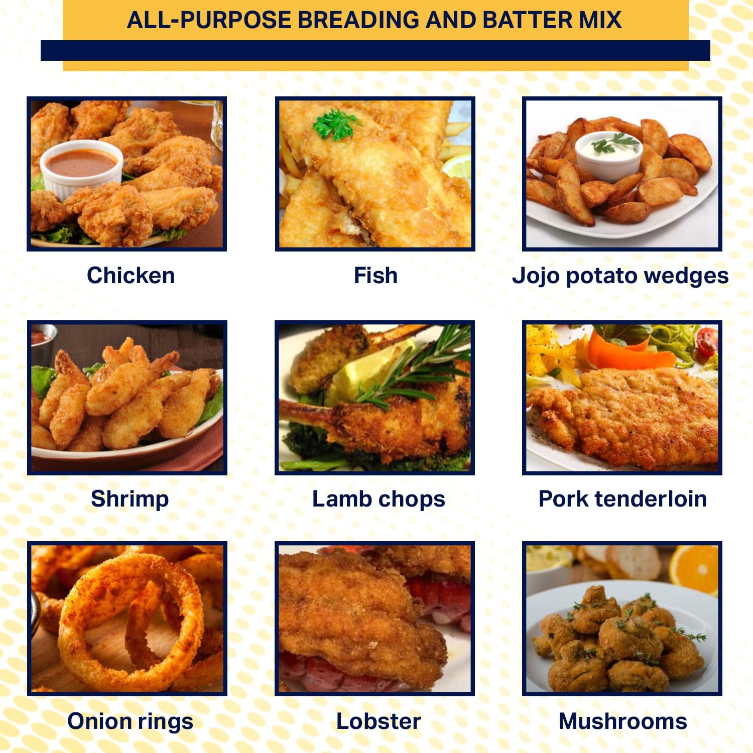 Flavor-Crisp All-Purpose Breading & Batter Mix for Chicken, Fish, & 16 Ounce