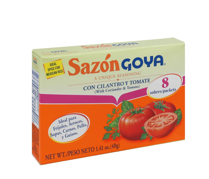 Sazón Cilantro and Tomato by Goya, All Purpose Mexican Seasoning 1.41oz 3 PACK