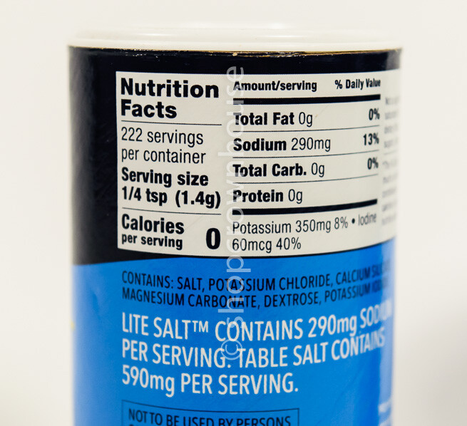 1 Morton LITE SALT 50% Less Sodium than Table Salt Iodized 11oz