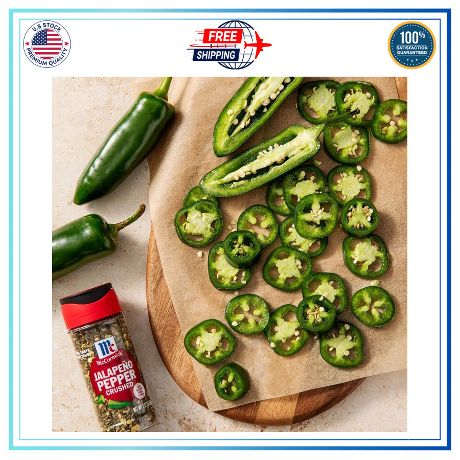 McCormick Crushed Jalapeño Pepper – 1.37 oz (Pack Of 1) Free Shipping.