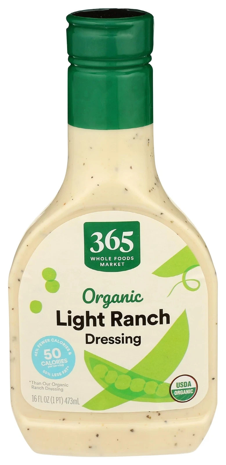 365 by Whole Foods Market Dressing Ranch Light Organic 16 Fl Oz