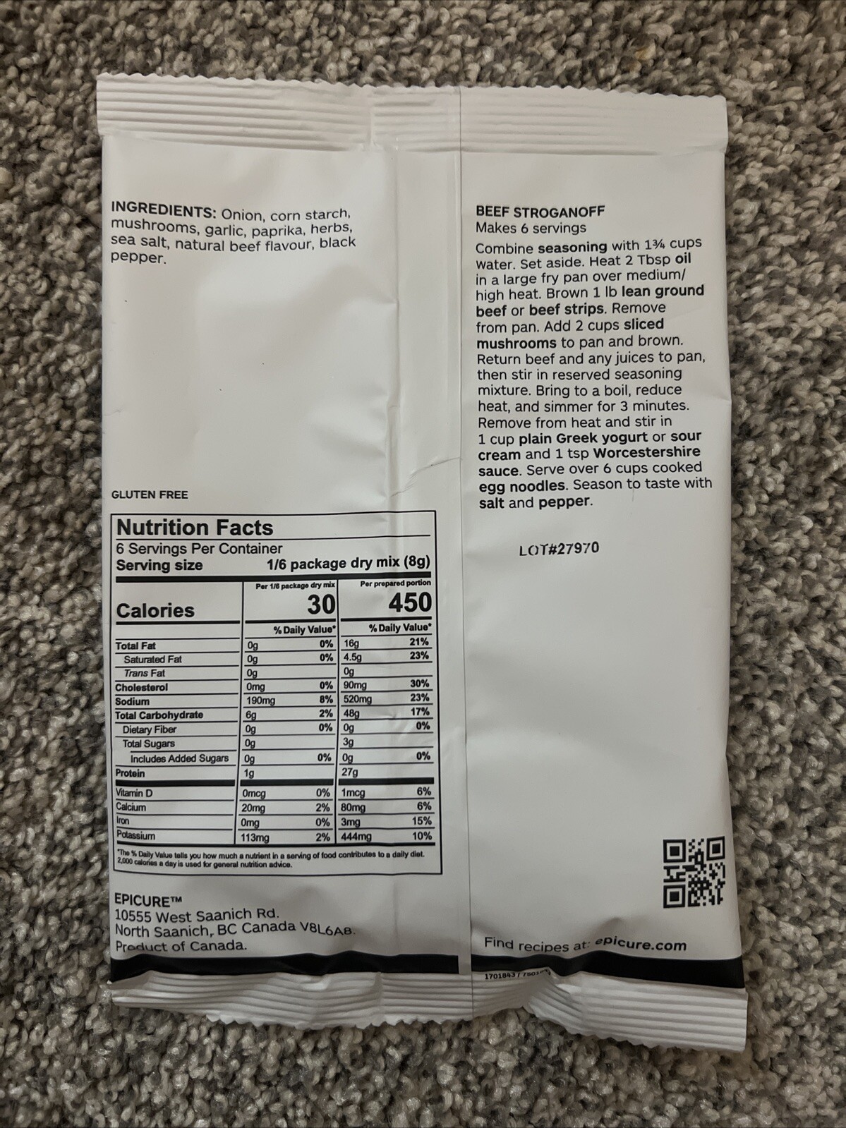 Beef Stroganoff – Epicure