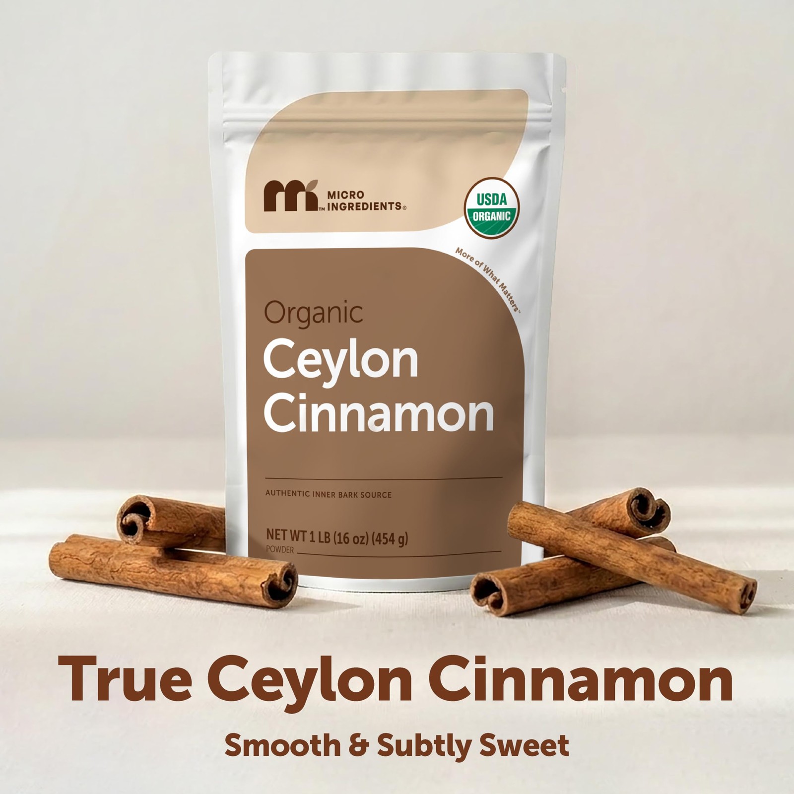 Micro Ingredients Organic Ceylon Cinnamon Powder, 1 lb | 1 Pound (Pack of 1)