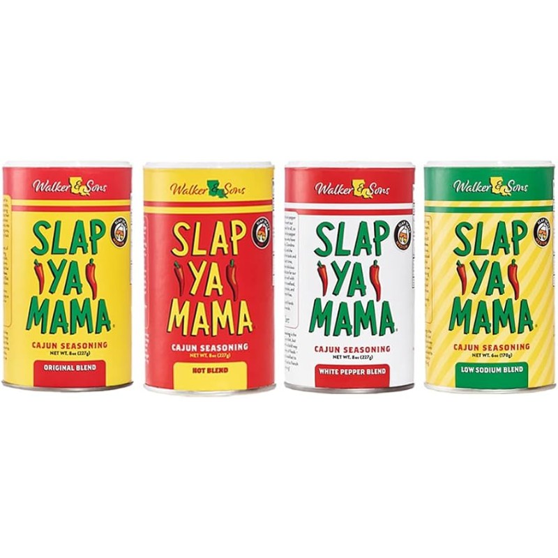 6x Slap Ya Mama Original Seasoning Cajun Spice Cooking Gourmet Kitchen Lot 4oz